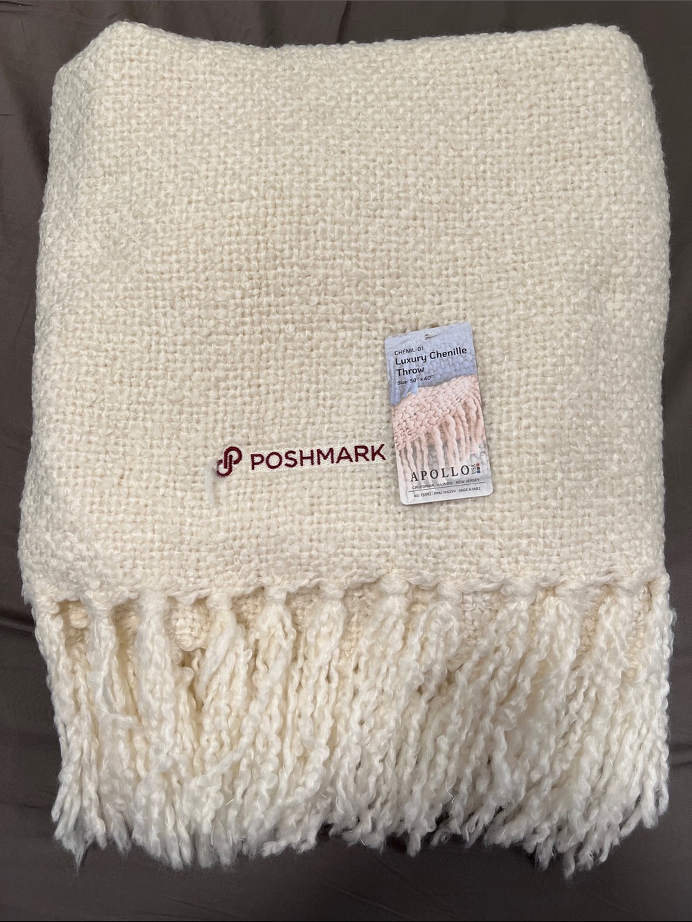 APOLLO | Luxury Chenille Throw Blanket